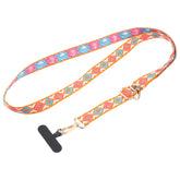 Retro Ethnic Style Crossbody Long Lanyard Mobile Phone Anti-lost Neck Lanyard