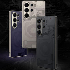 GKK AG Craft Skin Feel Circuit Diagram Edition Full Coverage Phone Case, For Samsung Galaxy S26 Ultra 5G, For Samsung Galaxy S25 Ultra 5G