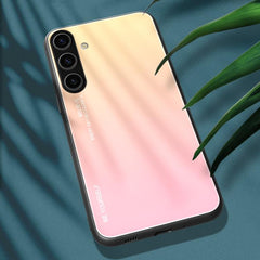 Gradient Color Glass Phone Case, For Samsung Galaxy S25+ 5G, For Samsung Galaxy S25 Ultra 5G