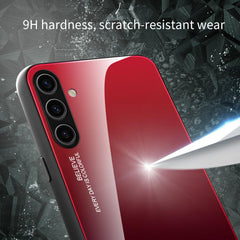 Gradient Color Glass Phone Case, For Samsung Galaxy S25+ 5G, For Samsung Galaxy S25 Ultra 5G