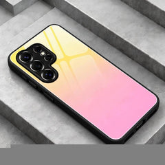 Gradient Color Glass Phone Case, For Samsung Galaxy S26+ 5G, For Samsung Galaxy S26 Ultra 5G