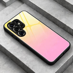 Gradient Color Glass Phone Case, For Samsung Galaxy S26+ 5G, For Samsung Galaxy S26 Ultra 5G