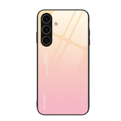Gradient Color Glass Phone Case, For Samsung Galaxy S26+ 5G, For Samsung Galaxy S26 Ultra 5G