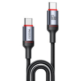 Yesido CA183 PD60W 3A USB-C / Type-C to USB-C / Type-C Charging Data Cable, Length: 2m, CA183