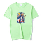 Boy Printed Round Neck Modal Short Sleeve T-shirt Print On Your Demand, XXXXL, POD T-Shirt, XXXXXL