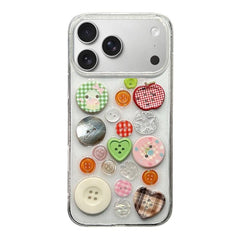 Epoxy Acrylic Hybrid TPU Phone Case, For iPhone 17 Pro Max, For iPhone 17 Pro, For iPhone 17