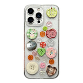 Epoxy Acrylic Hybrid TPU Phone Case, For iPhone 15 Pro, For iPhone 15 Plus, For iPhone 15