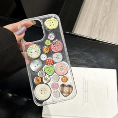 Epoxy Acrylic Hybrid TPU Phone Case, For iPhone 15 Pro, For iPhone 15 Plus, For iPhone 15