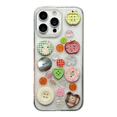 Epoxy Acrylic Hybrid TPU Phone Case, For iPhone 15 Pro, For iPhone 15 Plus, For iPhone 15