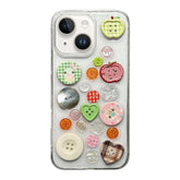 Epoxy Acrylic Hybrid TPU Phone Case, For iPhone 14 Plus, For iPhone 14, For iPhone 14 Pro