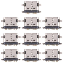 10pcs Original 12 Pin Charging Port Connector, Middle Pin Position, Four-pin Contacts, Upper Corner, Dual-row Pin, Dual-row Contact Pins, 4 Pin Not Spring-loaded, Four Pins Lower