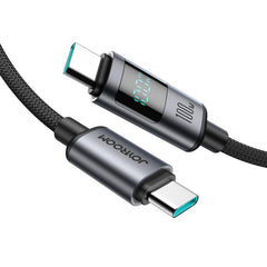 JOYROOM S-A16 Pro Prism Series 100W Digital Display Type-C Fast Charging Data Cable, Length: 1.2m, Type-C