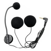 Motorcycle Half Helmet Intercom Headset Microphone, 3.5mm