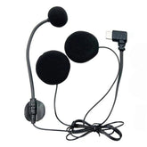 Type-C Elbow Motorcycle Half Helmet Intercom Headset Microphone, Type-C Elbow
