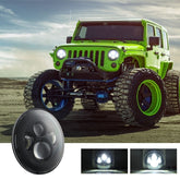7 inch H4 / H13 DC 9V-30V 4000LM 6000K 40W 7 inch Car Round Shape LED Headlight Lamps for Jeep Wrangler, DC 9V-30V 4000LM 6000K 40W