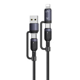 Yesido CA200 1.2m 60W USB / Type-C to Type-C / 8 Pin Fast Charging Data Cable, CA200