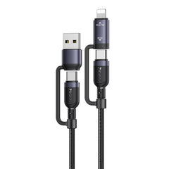 Yesido CA200 1.2m 60W USB / Type-C to Type-C / 8 Pin Fast Charging Data Cable, CA200