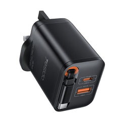 Yesido YC145 40W Fast Charger with Telescopic Type-C Cable, YC145