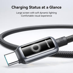 JOYROOM S-A55 StarFlight Series 66W USB to Type-C Auto Power-Off Fast Charging Data Cable, USB to Type-C