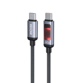 WK WDC-108 240W Intelligent Digital Display Type-C to Type-C Fast Charging Data Cable, Length: 1.2m, WDC-108