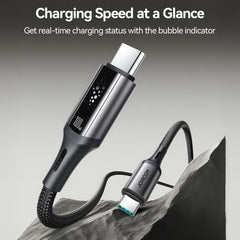 JOYROOM S-A60 StarTalk Series 100W Type-C to Type-C Fast Charging Data Cable, Length: 1.2m, Type-C to Type-C