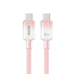 WK WDC-C11 QIN Series 1m 65W Type-C to Type-C Magnetic Silicone Fast Charging Data Cable