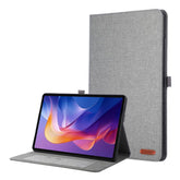 Fabric Texture Horizontal Flip Leather Tablet Case with Hand Strap, For Xiaomi Redmi Pad 2 Pro 12.1