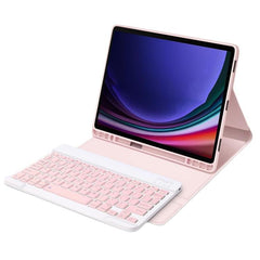 Detachable Square Cap Magnetic Bluetooth Keyboard Protective Case, For Samsung Galaxy Tab S9 / S9 FE