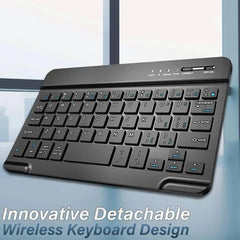 Detachable Wireless Bluetooth Keyboard Tablet Leather Case, For Lenovo Tab M9
