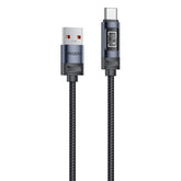 Yesido CA138C 66W USB to Type-C OLED Display Charging Data Cable, USB to Type-C