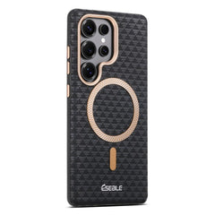 ESEBLE L3 Triangular Shield Metal Lens Magnetic Phone Case, For Samsung Galaxy S25 Ultra 5G, For Samsung Galaxy S24 Ultra 5G