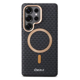 ESEBLE L3 Triangular Shield Metal Lens Magnetic Phone Case, For Samsung Galaxy S26 Ultra 5G, For Samsung Galaxy S26 5G, For Samsung Galaxy S25 5G / S24 5G, For Samsung Galaxy S25+ 5G / S24+ 5G