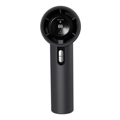100-gear High Speed Handheld Fan Bladeless Mini Digital Display Small Fan, 1800mAh, 3000mAh
