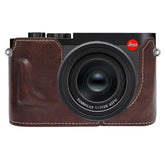 Vegan Leather Camera Half Case Base, For Leica Q3