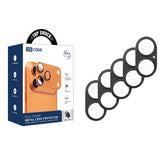XDcase 5pcs Titanium Alloy Hollow Camera Lens Protector, For iPhone 17