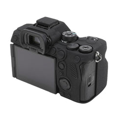 Litchi Texture Soft Silicone Protective Case, For Sony Alpha 7 V / ILCE-7M5