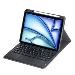 360-degree Rotation Bluetooth Keyboard Leather Tablet Case with Touchpad, For iPad Air 11 2025 / iPad Pro 11 2022, For iPad 10.2 2021 / 2019 / iPad Air 3