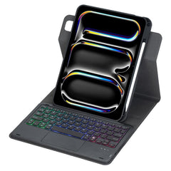 360-degree Rotation Backlight Bluetooth Keyboard Leather Tablet Case with Touchpad, For iPad Pro 11 2025 / 2024, For iPad 2025 / 2022