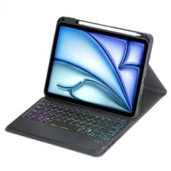 360-degree Rotation Backlight Bluetooth Keyboard Leather Tablet Case with Touchpad, For iPad Air 11 2025 / iPad Pro 11 2022, For iPad 10.2 2021 / 2019 / iPad Air 3