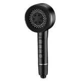 Multifunctional 4-Mode Powerful Turbocharged Water Purification Shower Head with One Button Water Stop Switch