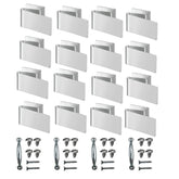 16 Pack Reusable Metal Universal Window Panel Fastener Hurricane-Resistant Plywood Mounting Clips, FS-2484