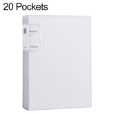 A4 Translucent Inner Pocket Document Storage Folder, 20 Pockets, 30 Pockets, 40 Pockets