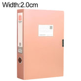 PP Thickened A4 Foldable File Storage Box, 2.0cm