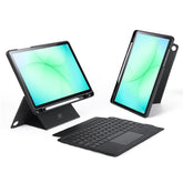 DUX DUCIS DK Series Backlight Magnetic Wireless Keyboard Vegan Leather Tablet Case, For Samsung Galaxy Tab A11+ / A9+, For Samsung Galaxy Tab S10 Lite / S10 FE, For Samsung Galaxy Tab S11, For Samsung Galaxy Tab S11 Ultra, For Samsung Galaxy Tab S10 FE...