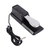 6.35mm Connector Piano Sustain Pedal MIDI Synthesizer Pedal, Cable Length: 1.85m, Cable Length: 1.85m