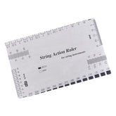 Stainless Steel Guitar String Action Ruler Gauge