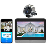 RH-PD6-I 4.3 inch HD Screen Motion Detection Smart WiFi Video Doorbell, RH-PD6-I