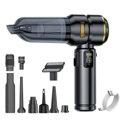 SUITU ST-6704BPlus Car Digital Display Blow Suction Combo Vacuum Cleaner, Extended Dustbin