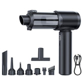 SUITU Handheld Wireless Charging Blow Suction Dual Use Car Vacuum Cleaner, One Touch Dustbin Emptying, Ordinary Dustbin