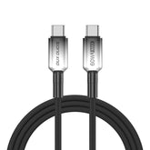 DUX DUCIS WLCM Series 60W Type-C to Type-C Transparent Gradient Braided Data Cable, Length: 1m, Type-C to Type-C